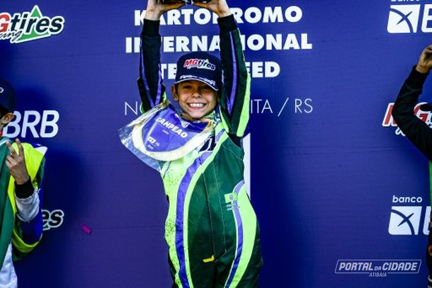 Felipe Saddi campe&atilde;o mirim sul-americano 