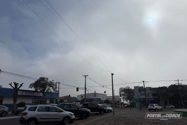 Chuviscos devem atingir a capital das torneiras neste fim de semana.