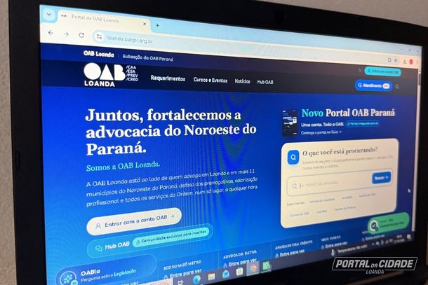 OAB Loanda atualiza site.