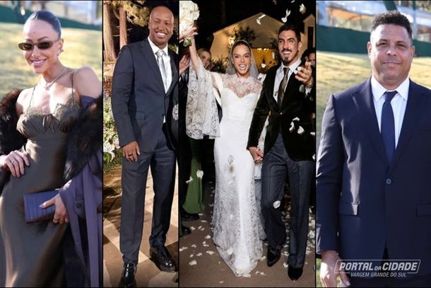 Famosos marcam presen&ccedil;a em casamento de Giovanna Lancellotti em S&atilde;o Jo&atilde;o da Boa Vista