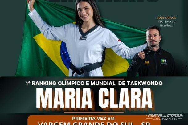 Campe&atilde; mundial de Taekwondo, Maria Clara, ministra semin&aacute;rio em Vargem