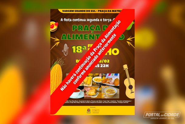 Pra&ccedil;a de Alimenta&ccedil;&atilde;o da Festa do Milho n&atilde;o ser&aacute; estendida ap&oacute;s sucesso de vendas