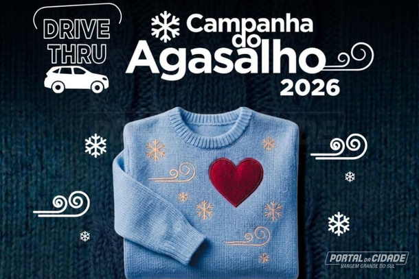  Drive-thru da Campanha do Agasalho acontece neste s&aacute;bado em Vargem
