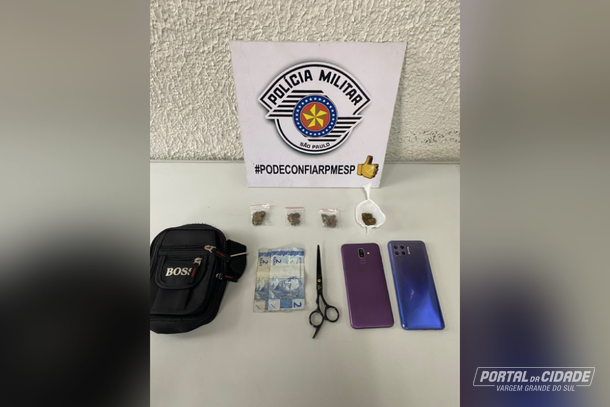 Dois menores s&atilde;o apreendidos por venda de drogas em Vargem Grande do Sul
