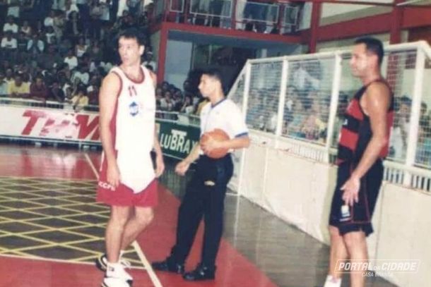 Murilo Giordan e Oscar Schimidt na ACCPE em 2000