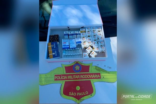 Opera&ccedil;&atilde;o policial apreende carga ilegal de medicamentos avaliada em R$ 75 mil