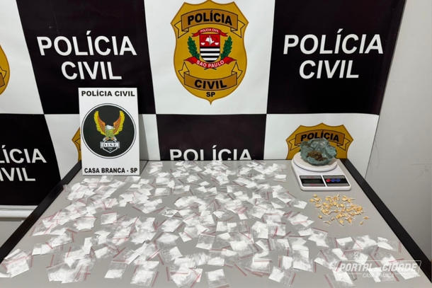 DISE prende homem de 30 anos por tr&aacute;fico de drogas em Casa Branca
