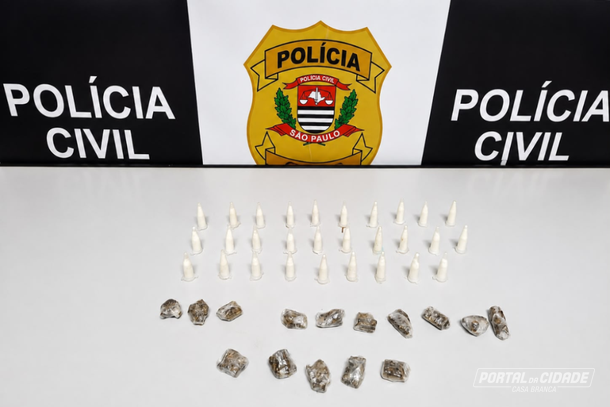  Jovem de 19 anos &eacute; preso com drogas em Santa Cruz das Palmeiras