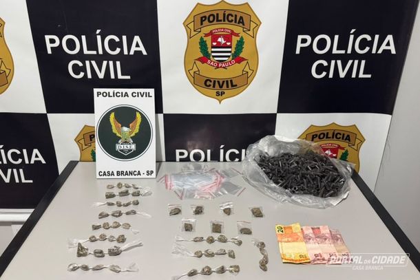 Mulher &eacute; presa pela segunda vez por tr&aacute;fico de drogas em Casa Branca
