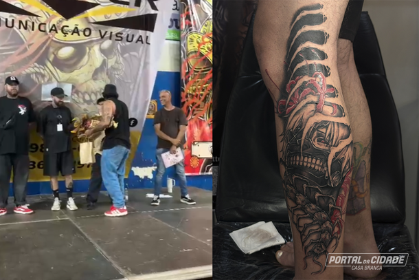 Rafael Horta conquista 1&ordm; lugar na categoria Comics do Casa Branca Tattoo Fest