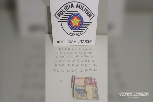 Adolescente &eacute; apreendido com crack no bairro S&atilde;o Bernardo, em Casa Branca