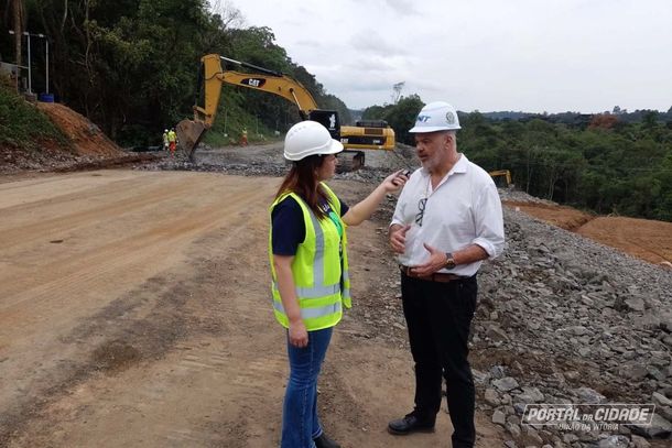 Superintendente do DNIT Paran&aacute;, Helio Gomes fala sobre o andamento da obra de recupera&ccedil;&atilde;o da BR-476