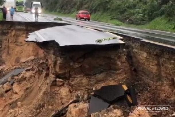 BR-476 em Uni&atilde;o da Vit&oacute;ria 