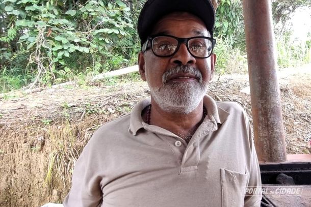 Jo&atilde;o Vicente da Silva pretende instalar a fossa na fazenda dele, em Serra Negra
