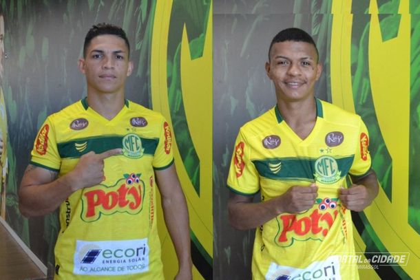 Lateral direitp Rodrigo Ferreira e atacante Negueba se apresentaram nesta quinta-feira (09) no CT do Le&atilde;o