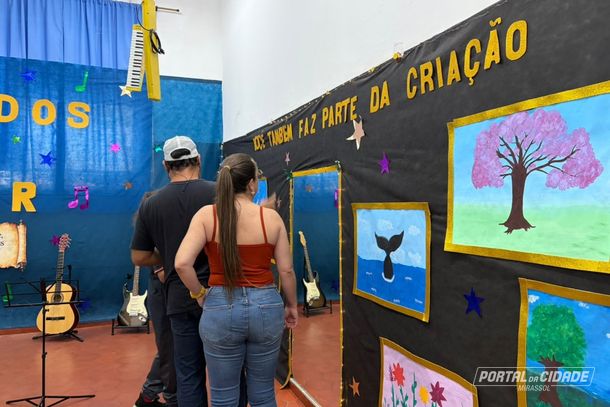 Atividade envolveu turmas da Educa&ccedil;&atilde;o Infantil ao Fundamental 2 e mobilizou 350 alunos, nos per&iacute;odos da manh&atilde; e da tarde