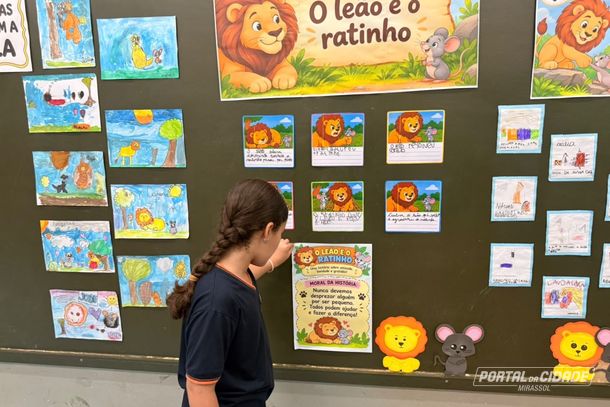 Atividade envolveu turmas da Educa&ccedil;&atilde;o Infantil ao Fundamental 2 e mobilizou 350 alunos, nos per&iacute;odos da manh&atilde; e da tarde
