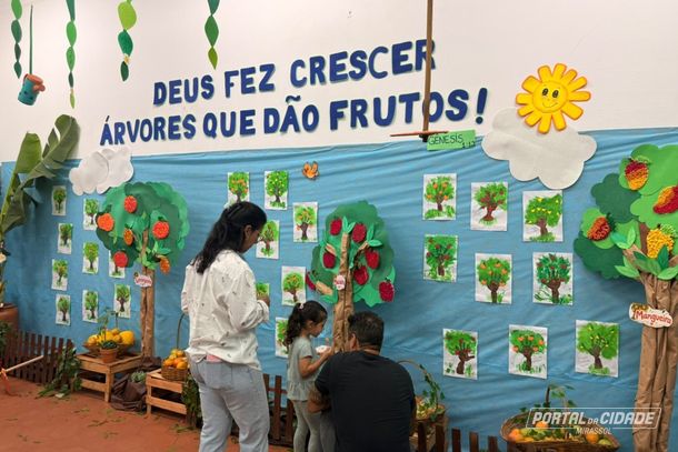Atividade envolveu turmas da Educa&ccedil;&atilde;o Infantil ao Fundamental 2 e mobilizou 350 alunos, nos per&iacute;odos da manh&atilde; e da tarde
