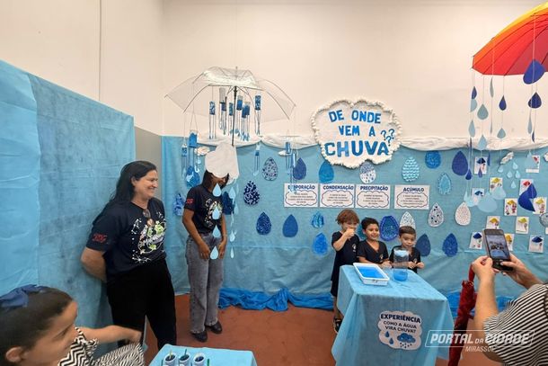 Atividade envolveu turmas da Educa&ccedil;&atilde;o Infantil ao Fundamental 2 e mobilizou 350 alunos, nos per&iacute;odos da manh&atilde; e da tarde