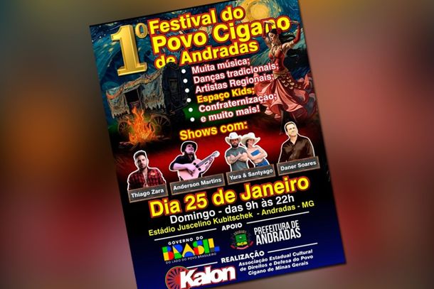 Andradas recebe 1º Festival do Povo Cigano