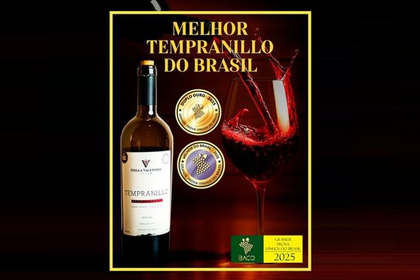 Tempranillo 2022 da Stella Valentino obteve 93 pontos