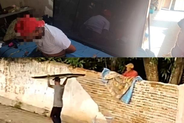 PM prende dois homens por furto e recupera televisor em Andradas