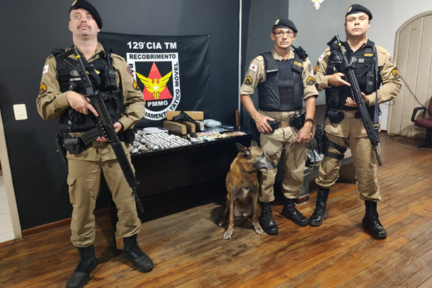 Operação apreende drogas em Poços de Caldas