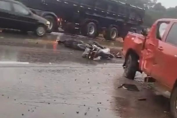 Motociclista morre em acidente na BR-459