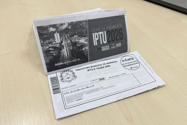 IPTU começa a vencer em Andradas