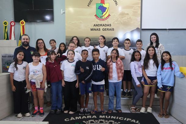 Câmara de Andradas inicia Programa Legislativo Mirim