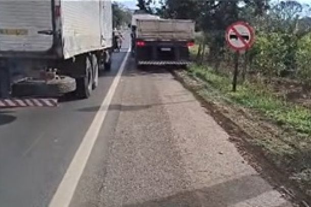 Conforme a EPR Sul de Minas, o acidente n&atilde;o deixou feridos