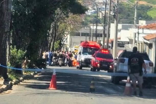 A v&iacute;tima recebeu atendimento do Samu