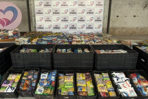 Solidariedade na Festa de Flores rende 2,7 toneladas de alimentos em Atibaia