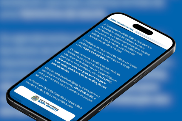 Nota publicada pela prefeitura nas redes sociais