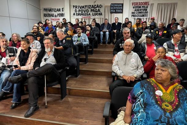 Popula&ccedil;&atilde;o presente na sess&atilde;o da C&acirc;mara
