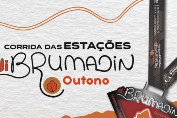 &ldquo;Corrida das Esta&ccedil;&otilde;es Di Brumadin &ndash; Etapa Outono 2026&rdquo; ser&aacute; no dia 28 de junho
