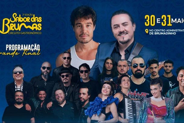 Shows acontecem nos dias 30 e 31 de maio