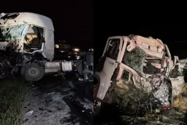 Brusquense de 23 anos morre em grave acidente entre caminh&otilde;es no Norte de SC