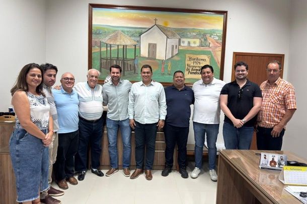 Prefeito e vereadores de Buritama com o Deputado Antonio Carlos Rodrigues