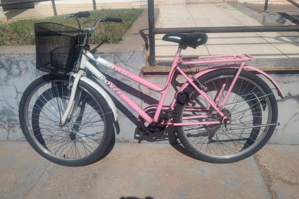 Bicicleta recuperada pela Pol&iacute;cia Militar
