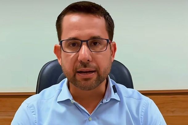Prefeito Dr. Tiago em pronunciamento nas redes sociais
