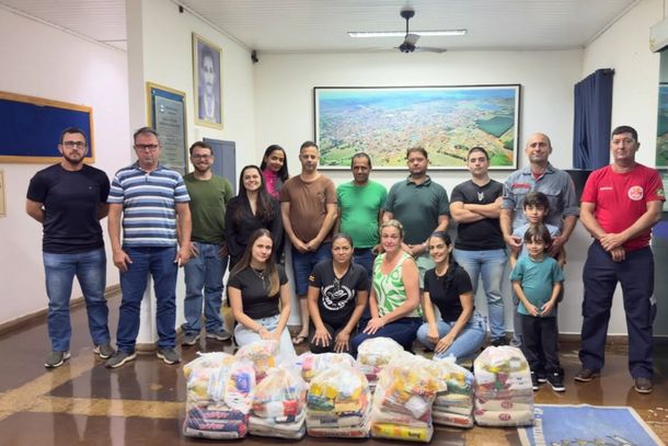 Curso arrecadou cestas b&aacute;sicas para serem doadas ao Fundo Social