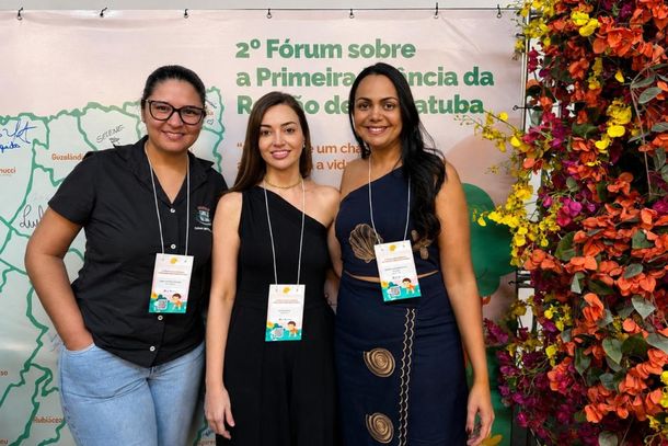 Diretoras Luana (Assist&ecirc;ncia), Michele (Sa&uacute;de) e Larissa (Educa&ccedil;&atilde;o)