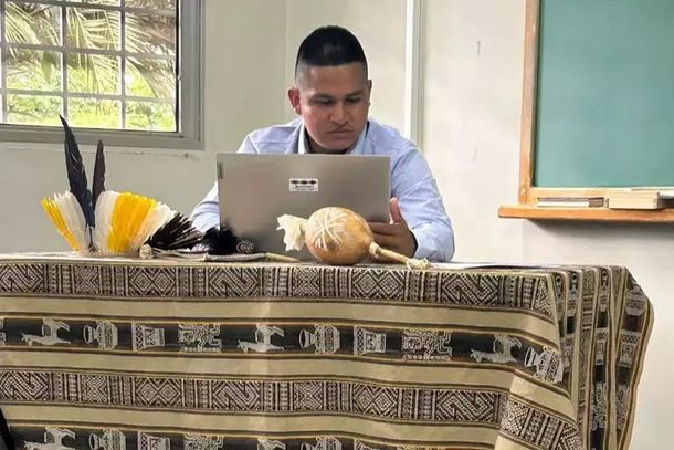 J&uacute;nior tem 28 anos e fez trabalho sobre emerg&ecirc;ncias clim&aacute;ticas. (Foto: Arquivo Pessoal)