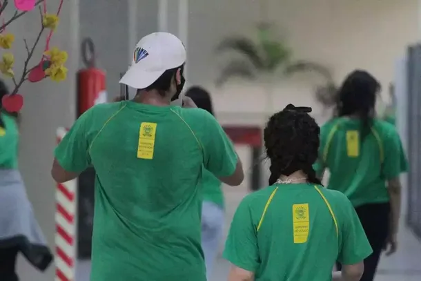 Alunos de escola estadual em Campo Grande. (Foto: Marcos Maluf/Arquivo)