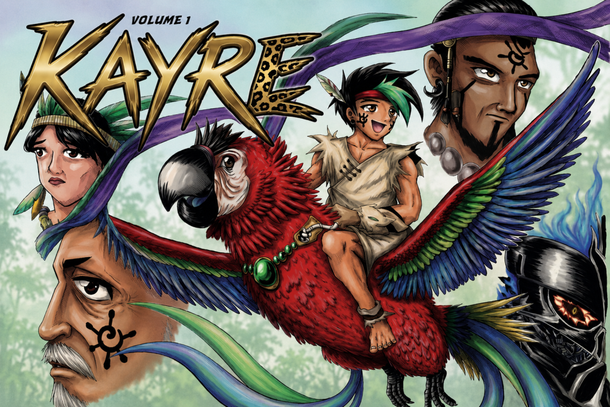 O Mang&aacute; Kayre, um projeto do artista de Caarap&oacute;, Michel Gil Coronel