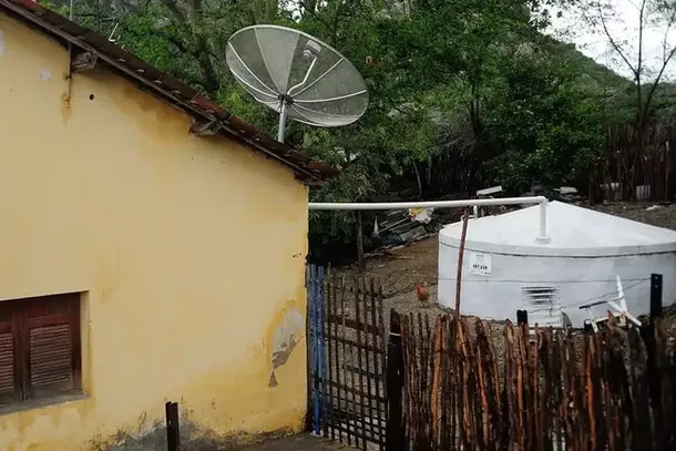 Casas que receberam cisternas para consumo (Foto: Divulga&ccedil;&atilde;o/Arquivo/MDA)