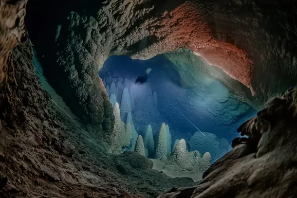 Fotografia feito na Gruta do Mimoso esteve entre as fotos classificadas (Foto: Ruver Bandeira)