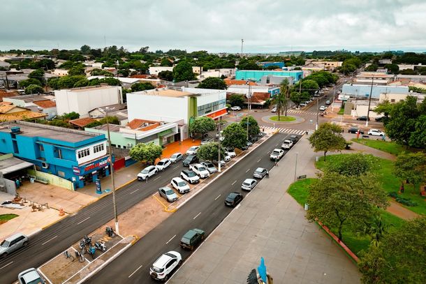 Vista parcial da cidade de Caarap&oacute;