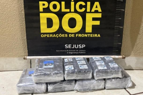 Droga apreendida pela equipe do DOF
